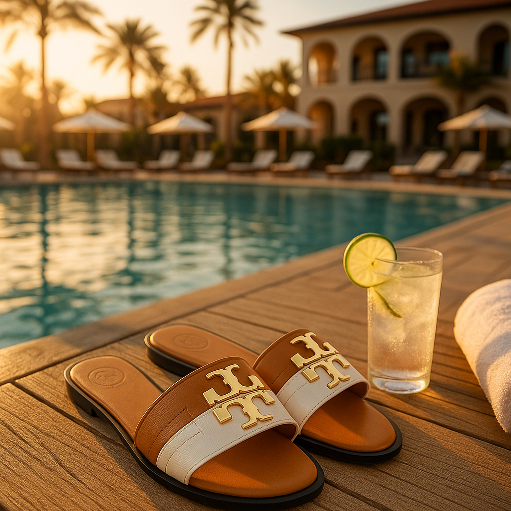 Tory Burch Luxury Slide Slippers