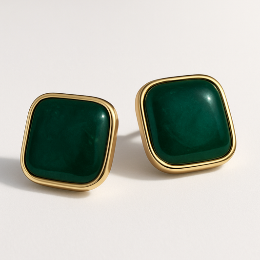 Elegant Square Ear Studs
