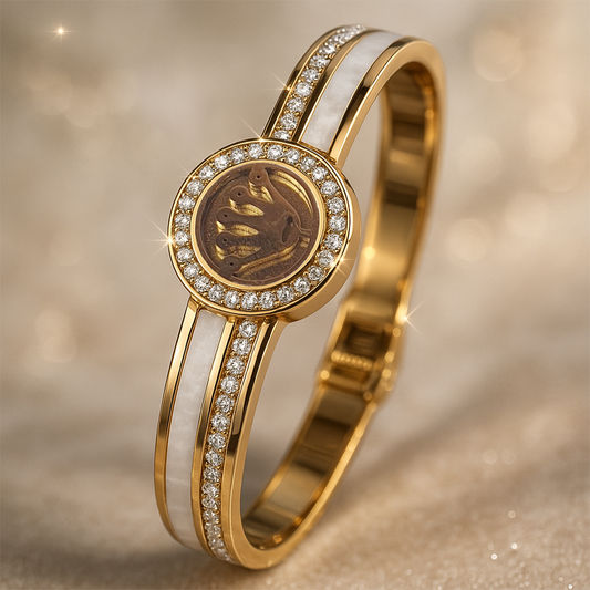 Rolex Regalia Crown Enamel Bangle
