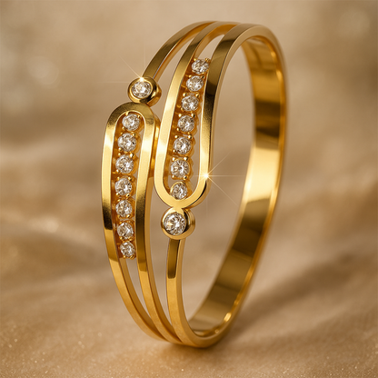 Aurora Luxe Diamond Bangle