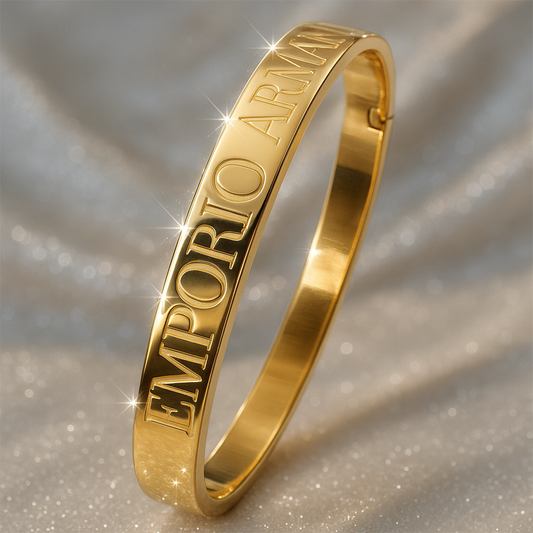 Emporio Gold Signature Bangle