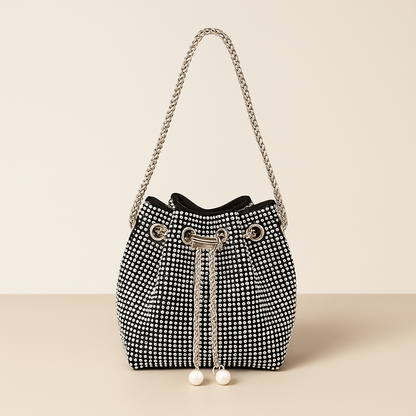 Glam Pearl Luxe Bucket Bag