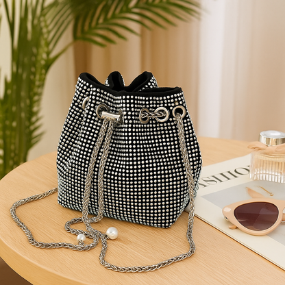 Glam Pearl Luxe Bucket Bag