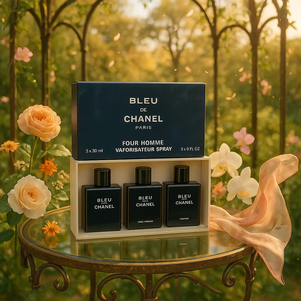 BLEU DE CHANEL Paris Perfume Set 3 Pcs