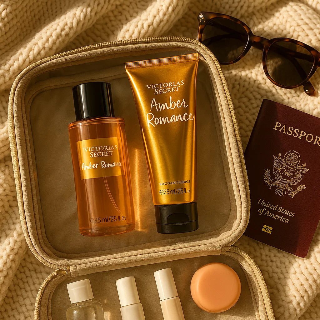 Victoria Secret Amber Romance Body Lotion & Mist Set