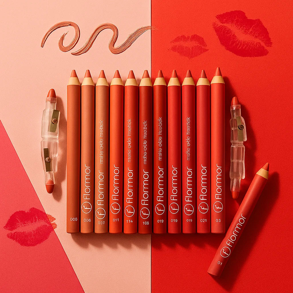 Flormar Matte Lip Pencils (set of 12)