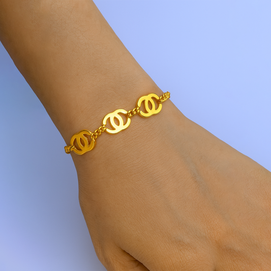 Golden Empress Charm Bracelet