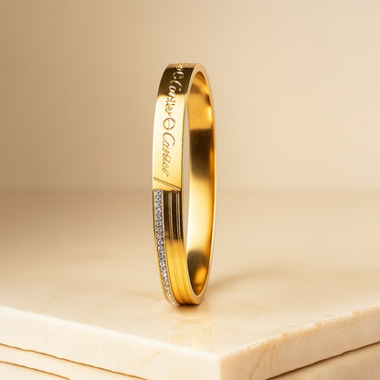 Cartier Diamond Gold Bracelet