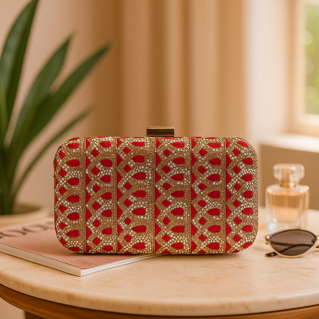 Scarlet Gleam Clutch