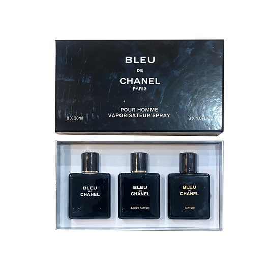 BLEU DE CHANEL Paris Perfume Set 3 Pcs