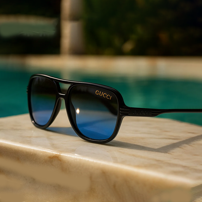 GUCCI Horizon Blue Gradient Aviators