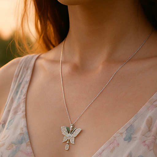 Twilight Wings Butterfly Pendant