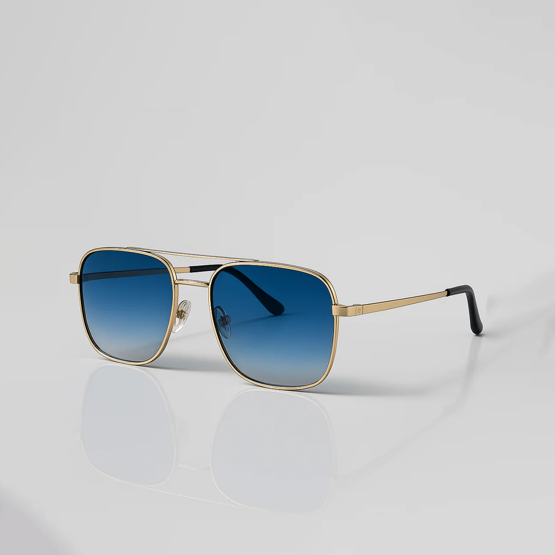Azure Luxe Aviators
