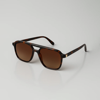 Tortoise Chic Sunglasses - Brown Gradient