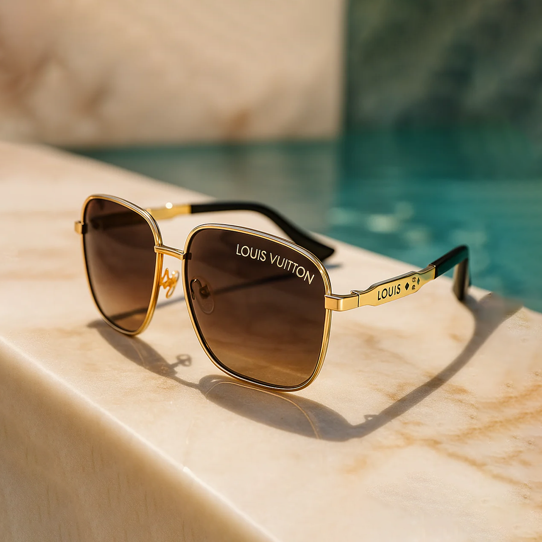 LV Inspired Aurelio Luxe Sunglasses