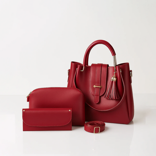 Tassel Trio Essentials Set - Red