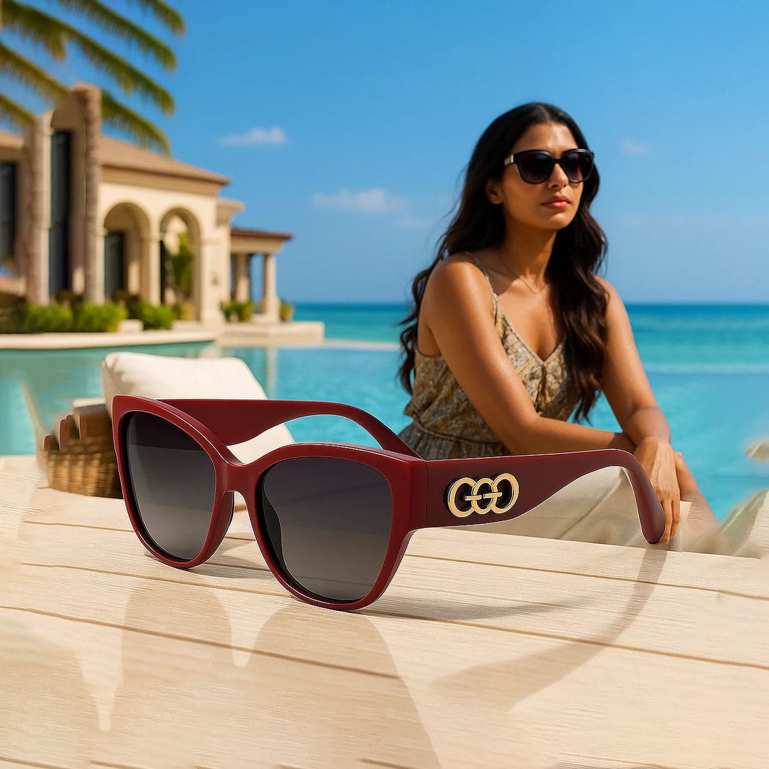 Gucci Luxe Shades - Ruby Red