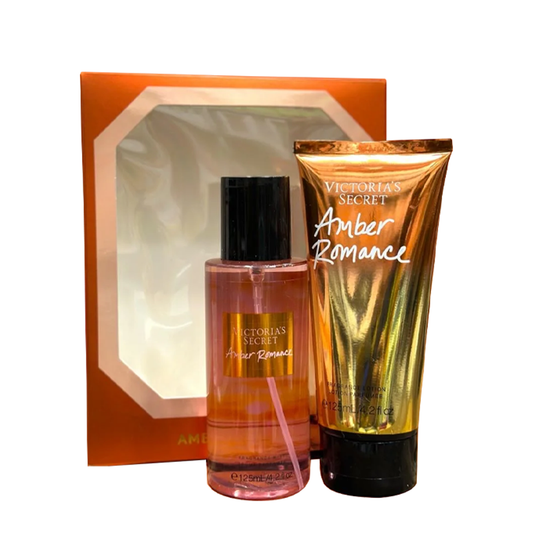 Victoria Secret Amber Romance Body Lotion & Mist Set