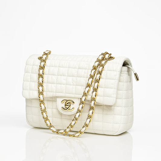 Chanel Metro Chic Sling Bag - White