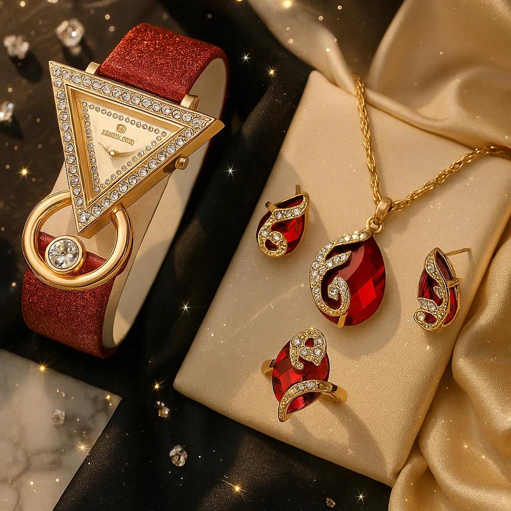 Royal Ember Glam Set
